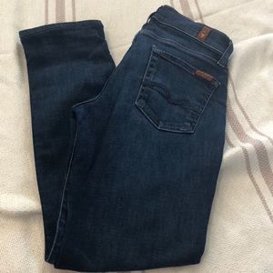 7 for all mankind roxanne jeans 26 x 26.25